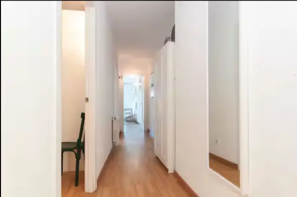 Bright student apartment living room in Carrer de Tordera Barcelona