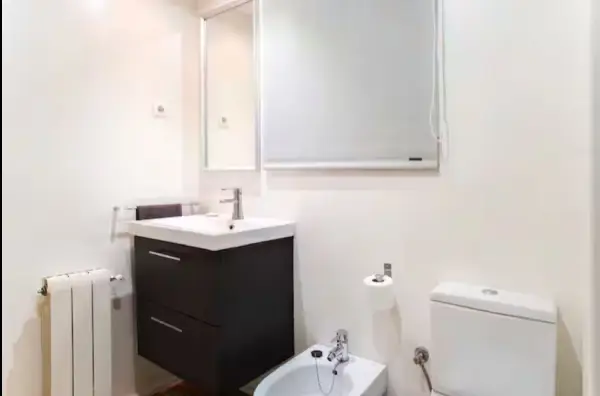 Bright student apartment living room in Carrer de Tordera Barcelona