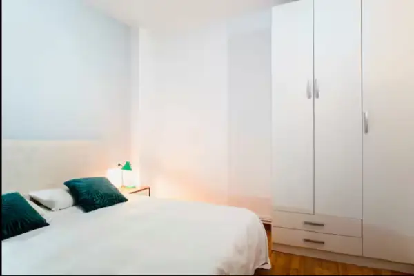 Bright student apartment living room in Carrer de Tordera Barcelona
