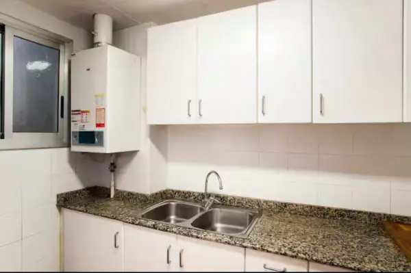 Bright student apartment living room in Carrer de Tordera Barcelona