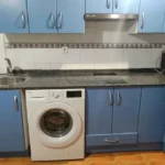Bright furnished student apartment in Calle Jaume Giralt 3 Barcelona with air conditioning and natural light