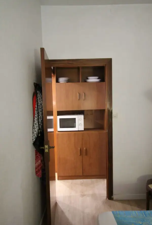 Bright penthouse student apartment in Calle de Maurici Serrahima Barcelona with balcony and furnished interiors