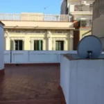 Bright penthouse student apartment in Calle de Maurici Serrahima Barcelona with balcony and furnished interiors