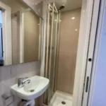 Bright student apartment in La Barceloneta Barcelona with balcony air conditioning and furnished interiors