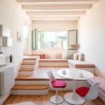 Bright penthouse apartment in Calle de Guàrdia Barcelona with large terrace balcony and furnished interiors