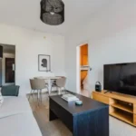 Modern student apartment in Calle de Sicília Barcelona with renovated interiors and air conditioning