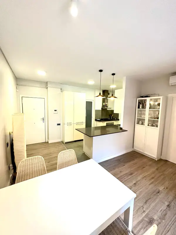 Bright student apartment in Les Corts Barcelona with balcony natural light and furnished interiors
