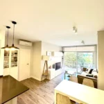 Bright student apartment in Les Corts Barcelona with balcony natural light and furnished interiors