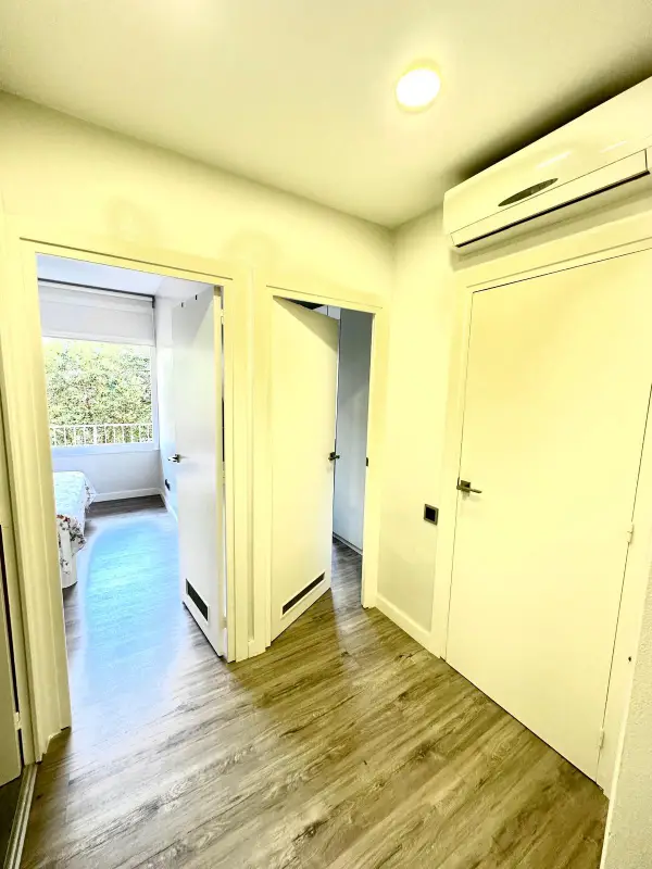 Bright student apartment in Les Corts Barcelona with balcony natural light and furnished interiors