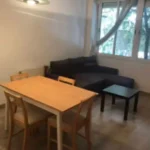 Furnished student room in Eixample Barcelona with private bathroom desk and built-in wardrobe