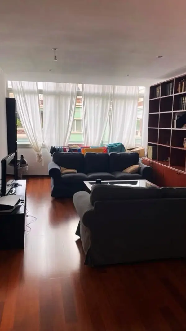 Modern student room near Diagonal and Passeig de Gràcia Barcelona with private bathroom and city views