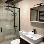 Modern one-bedroom apartment in Eixample Barcelona with private terrace, air conditioning, and fully equipped kitchen