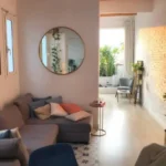 Fully furnished student penthouse in Barcelona with two private terraces and one bedroom