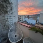 Fully furnished student penthouse in Barcelona with two private terraces and one bedroom