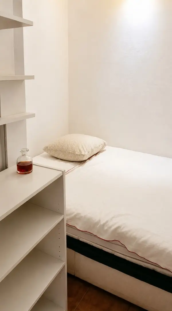 2-bedroom student apartment on Calle dels Mercaders Barcelona with balcony and fully equipped kitchen